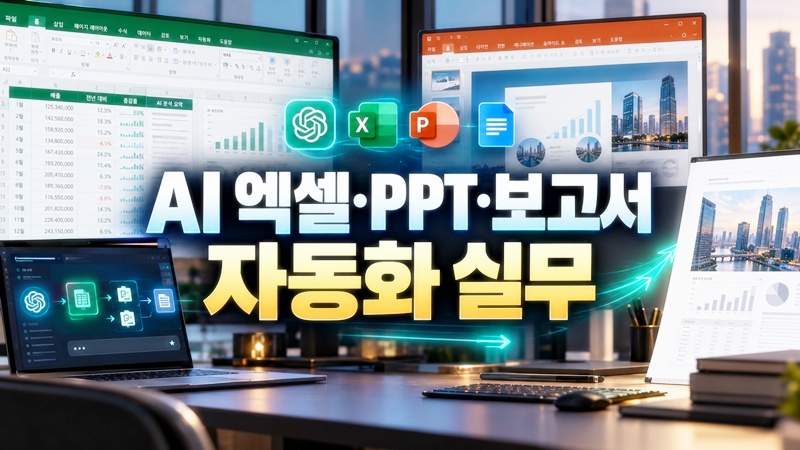 AI 엑셀·PPT·보고서 자동화 실무 AI 엑셀·PPT·보고서 자동화 실무