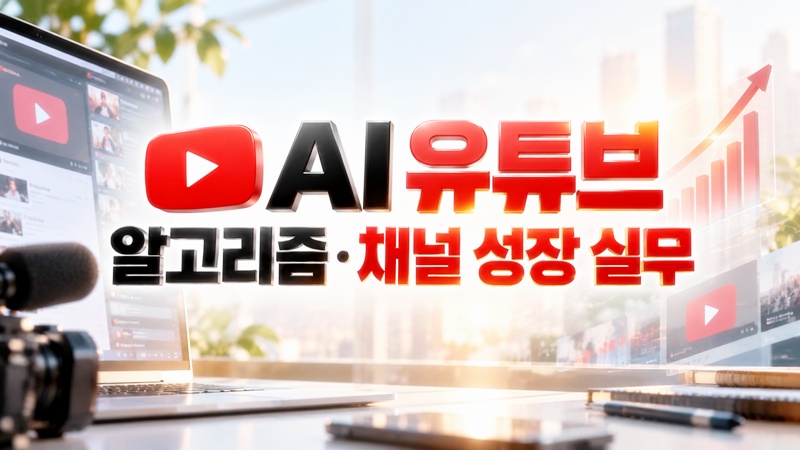 AI 유튜브 알고리즘·채널 성장 실무 AI 유튜브 알고리즘·채널 성장 실무
